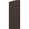 Ekena Millwork Americraft 6-Board (3 Batten) Wood Joined Board-n-Batten Shutters w/Ellipt Top, ARW401BE621X77TBH, PR ARW401BE621X77TBH - alternate 9